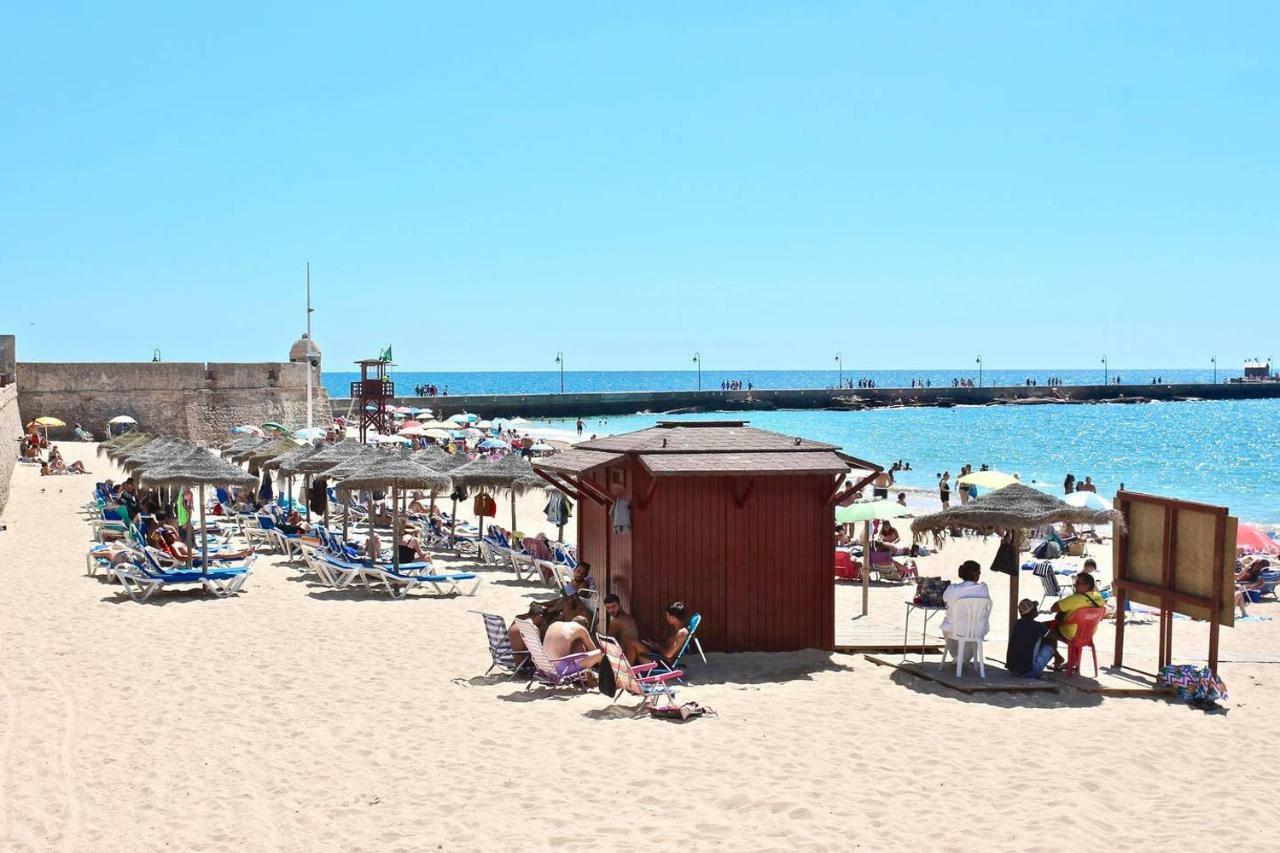 Apartamento Patio Junto A La Playa Cádiz Buitenkant foto
