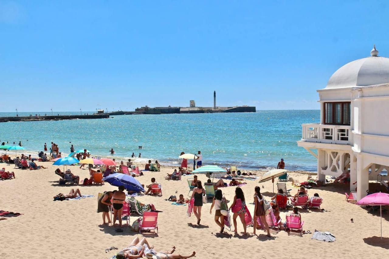 Apartamento Patio Junto A La Playa Cádiz Buitenkant foto